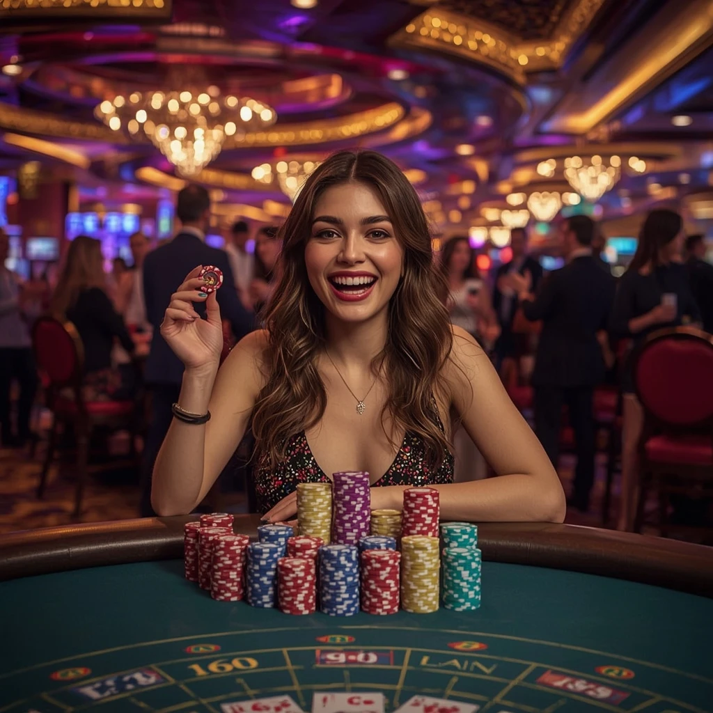bonus dans les mains de l'homme au casino Ares Casino