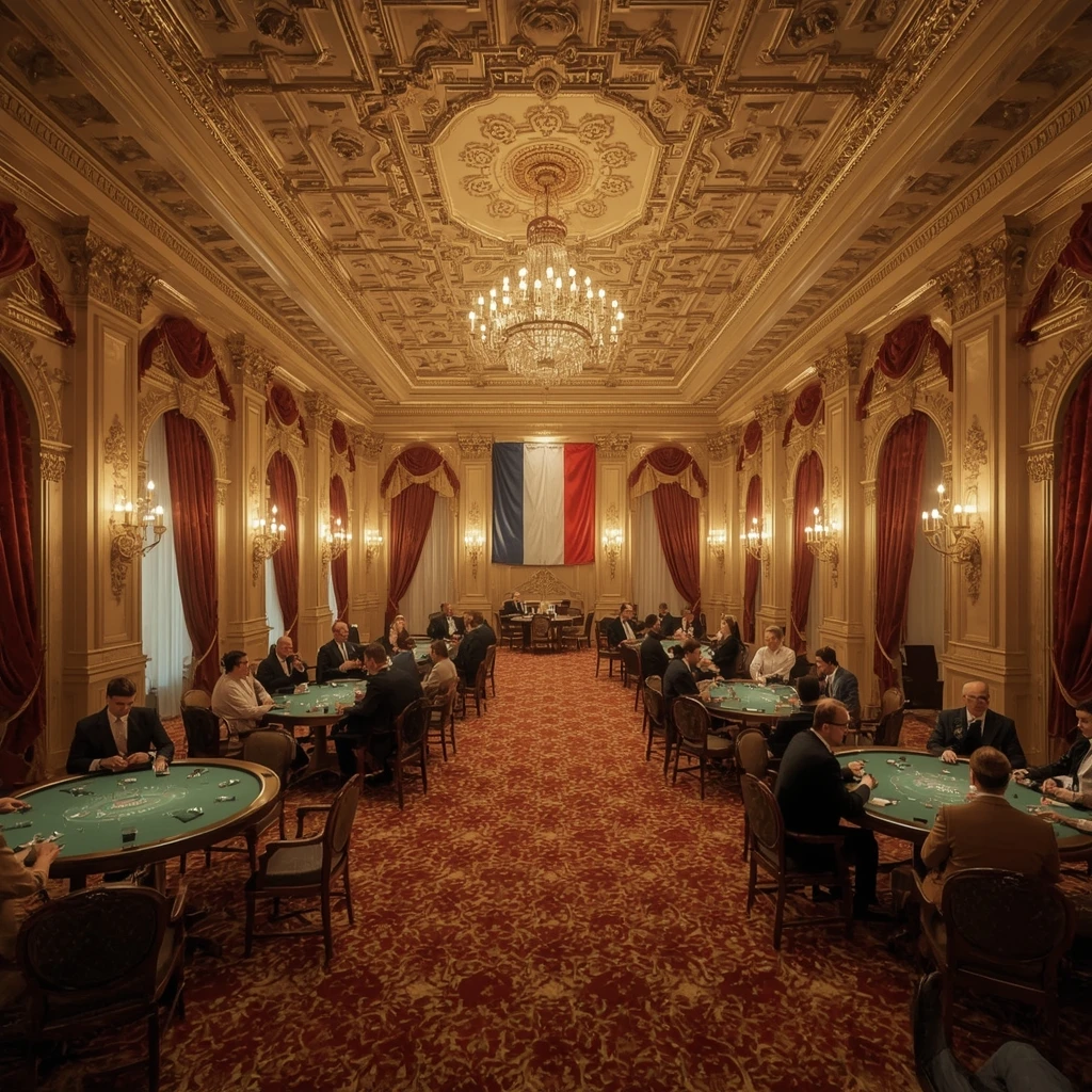 Le casino et le drapeau français ARES CASINO